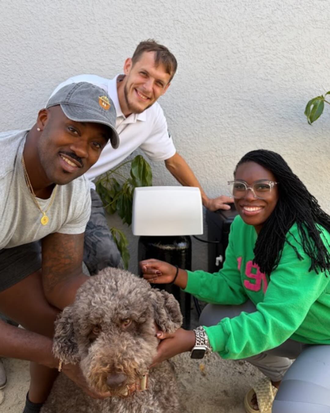 Satisfied customer after Water Softener System installation in Windermere, FL — AquaClear Solutions FL