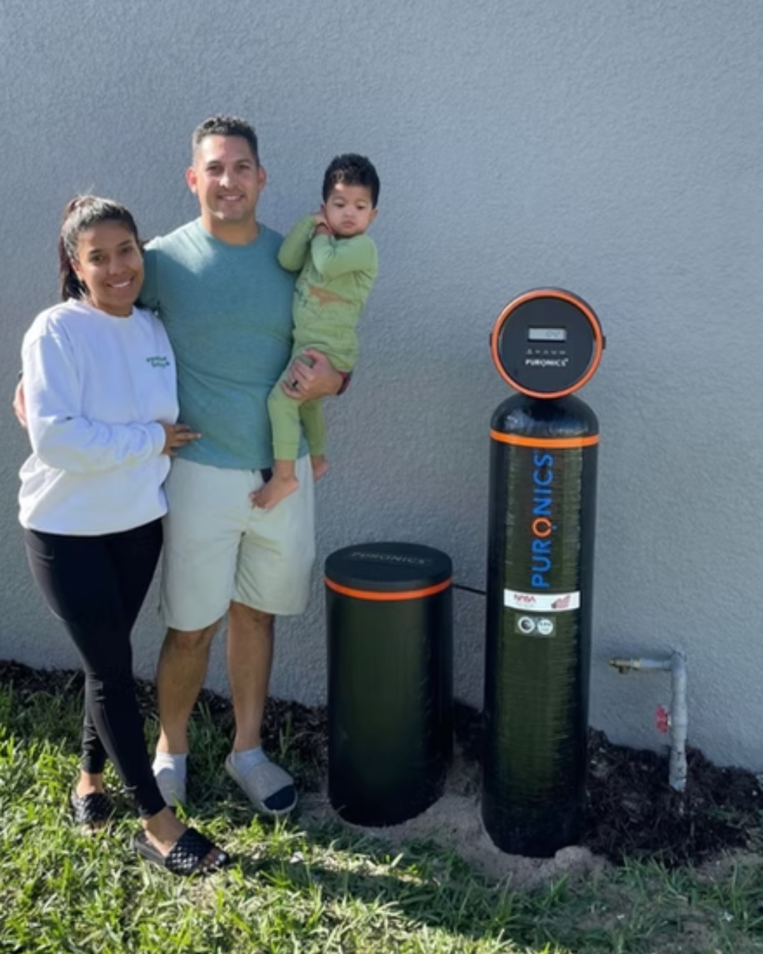 Happy client with Water Softener System installed by AquaClear Solutions FL in Windermere, FL