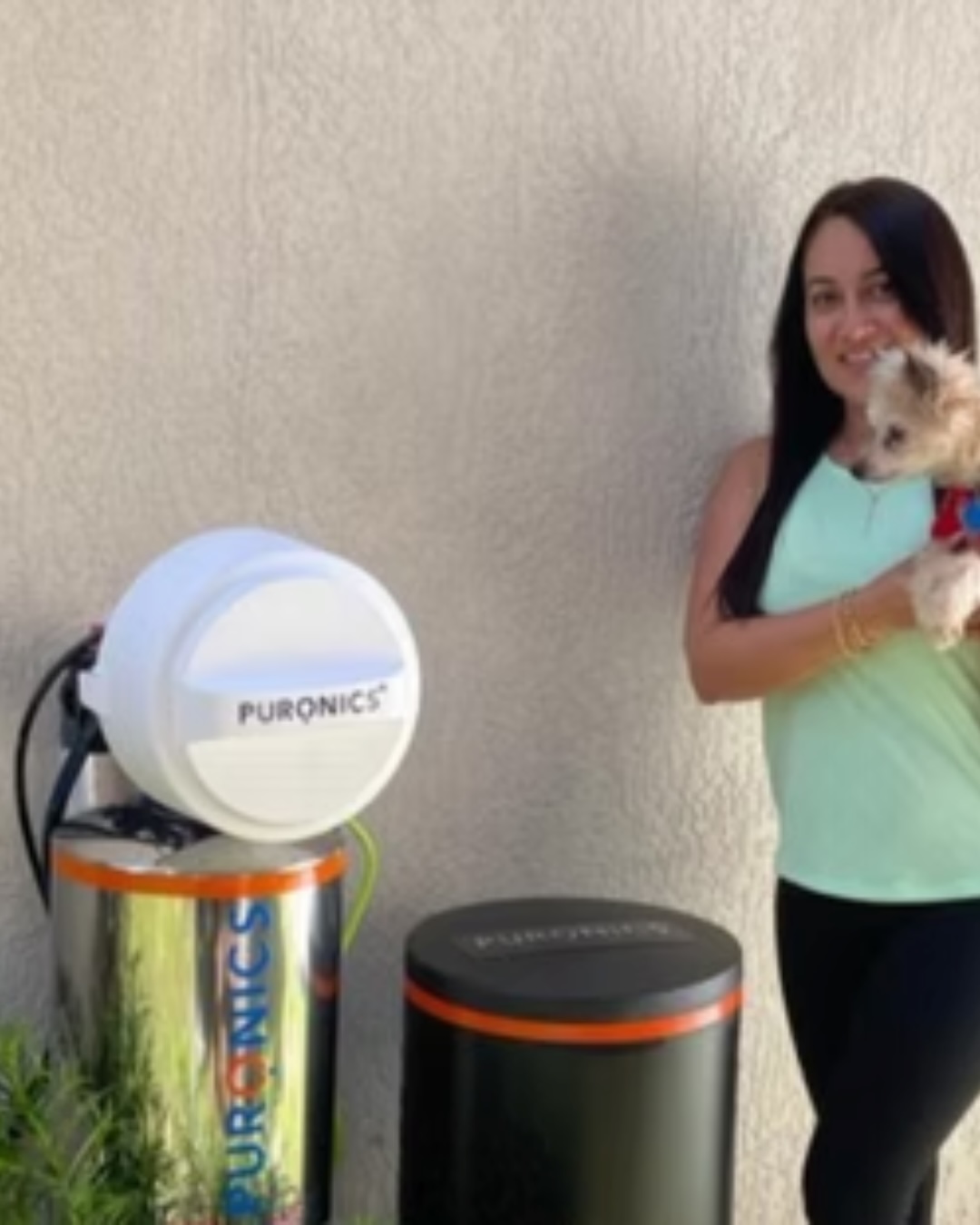 Happy client with Water Softener System installed by AquaClear Solutions FL in Apopka, FL